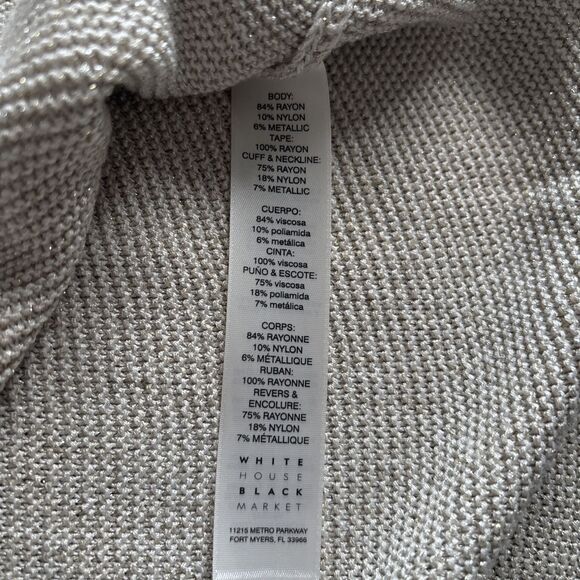 NWT White House Black Market Gold Dress Festive Holiday Size M (MSRP $68) - Picture 8 of 11